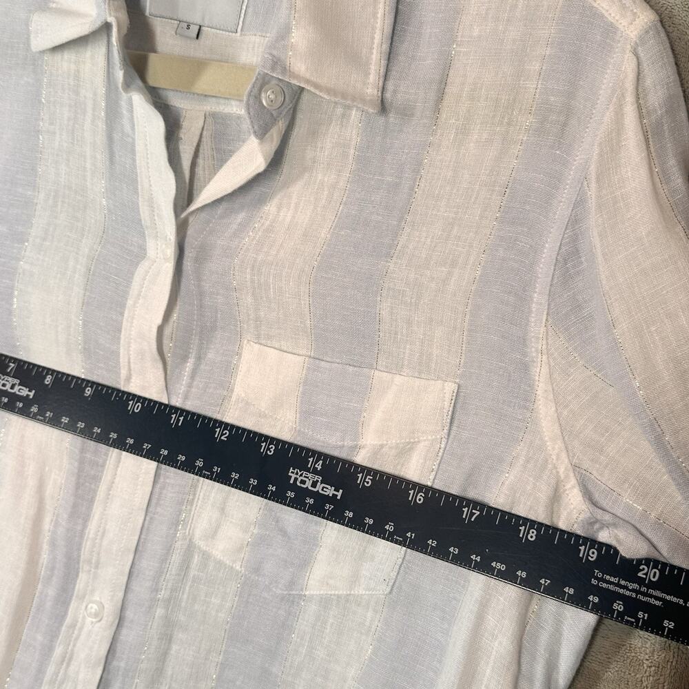 Rails Button Down Shirt Womens Small Striped Long Sleeve Casual Top - Picture 8 of 9